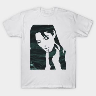 Monica Bellucci smoking sea T-Shirt